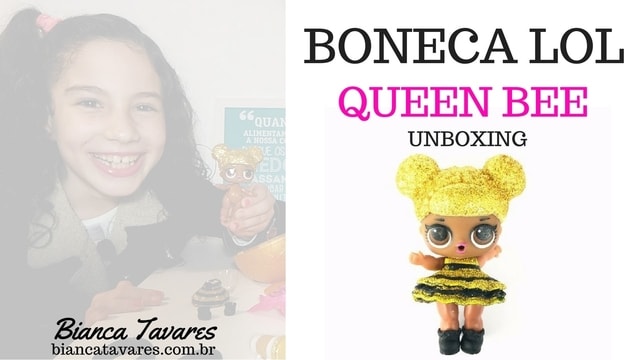 Boneca LOL Queen Bee: Rara Série 1 Lil Outrageous Littles Unboxing de Brinquedo por Bianca Tavares