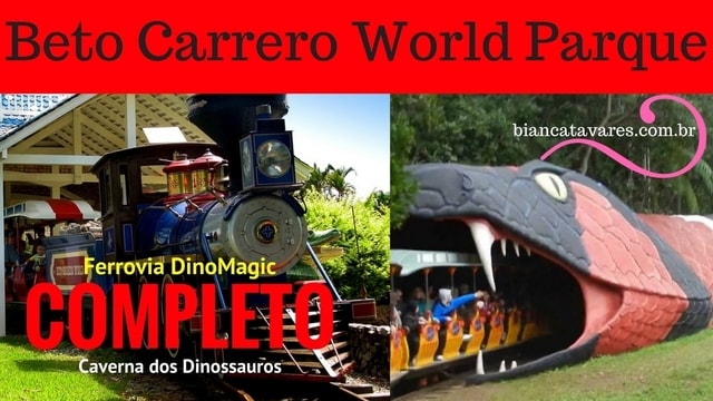 Beto Carrero World Parque Ferrovia DinoMagic Completo HD